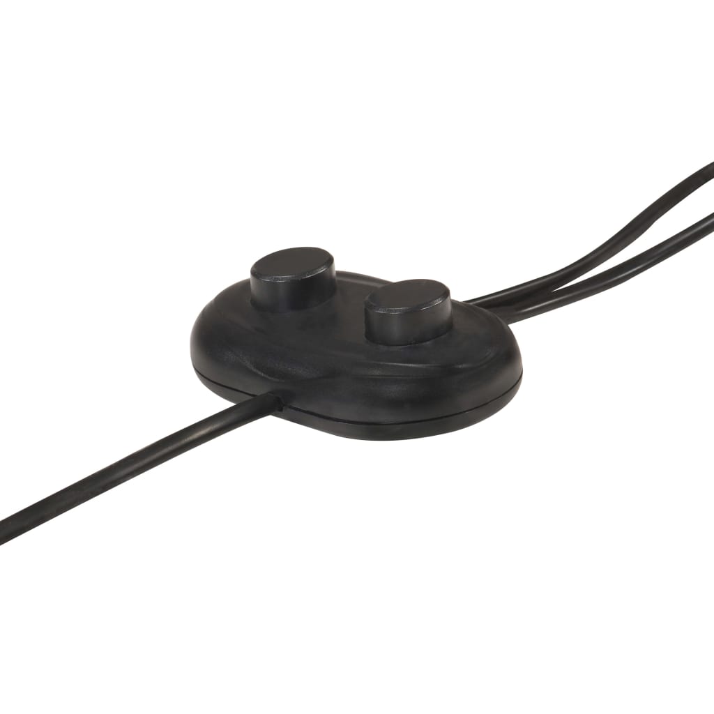 Vloerlamp met 2 lampenkappen E27 gietijzer wit is nu te koop bij PeponiXL, paradijselijk wonen!