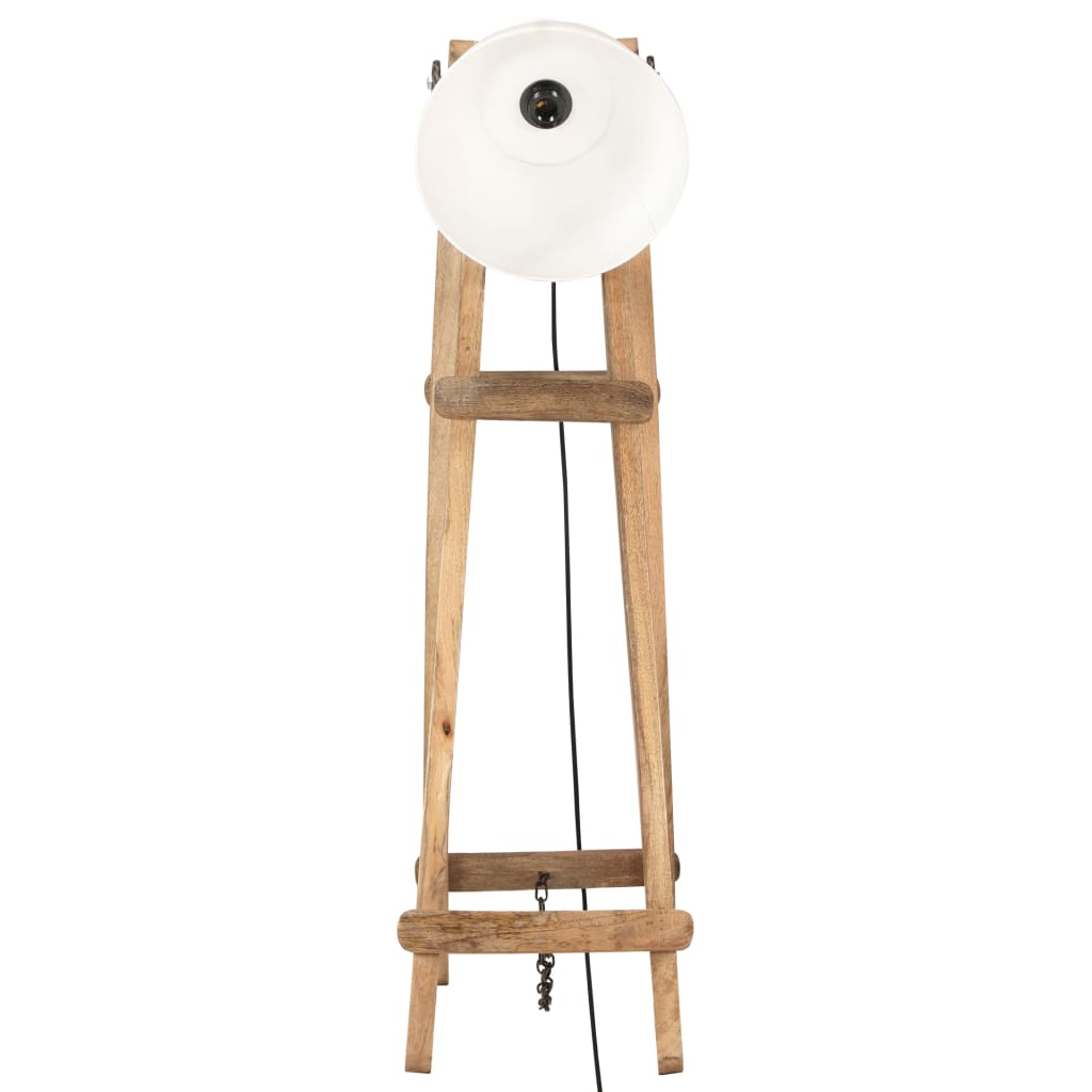 Vloerlampen 3 st E27 massief mangohout wit is nu te koop bij PeponiXL, paradijselijk wonen!