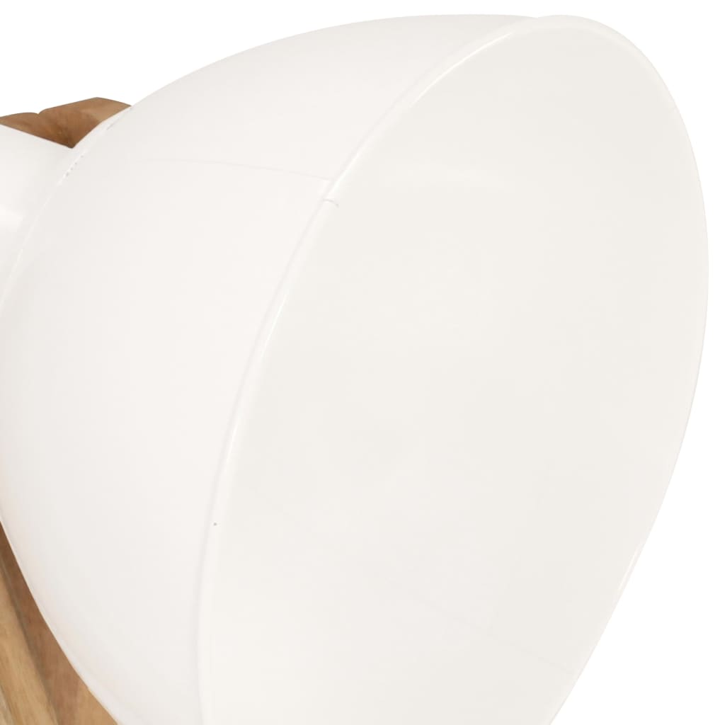 Vloerlampen 3 st E27 massief mangohout wit is nu te koop bij PeponiXL, paradijselijk wonen!