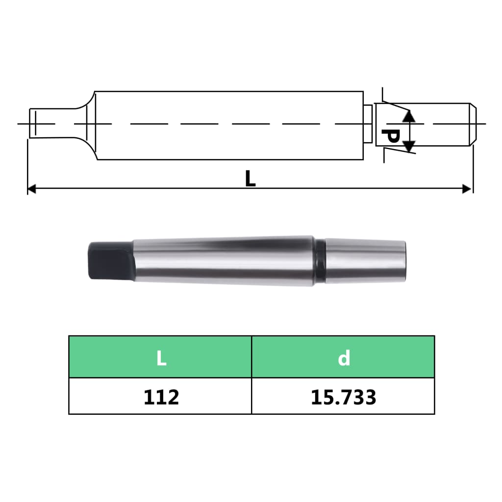 Snelspanboorkop MT2-B16 met 13 mm klembereik is nu te koop bij PeponiXL, paradijselijk wonen!