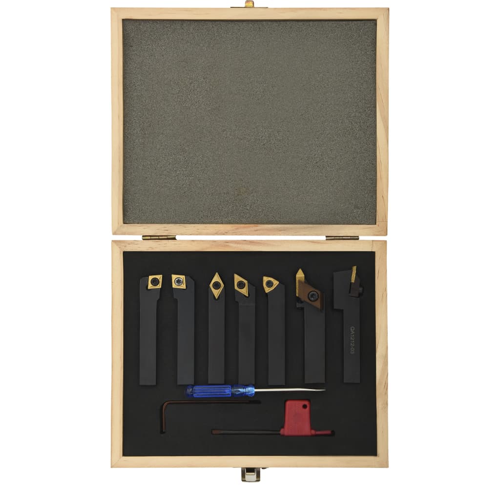 12-delige Draaigereedschapsset indexeerbaar 80 mm 12x12 mm is nu te koop bij PeponiXL, paradijselijk wonen!