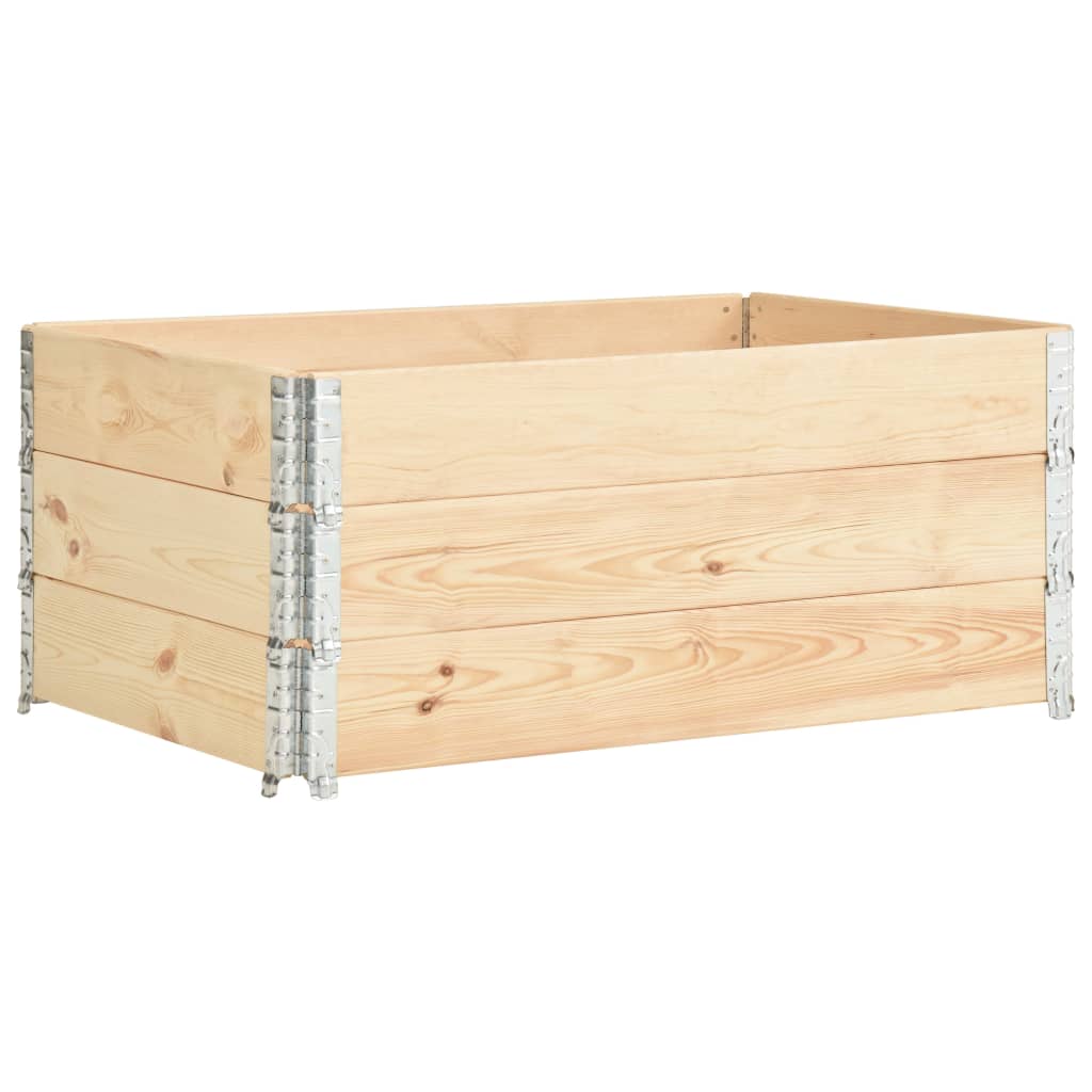 3 st Plantenbakken verhoogd 100x150 cm massief grenenhout is nu te koop bij PeponiXL, paradijselijk wonen!