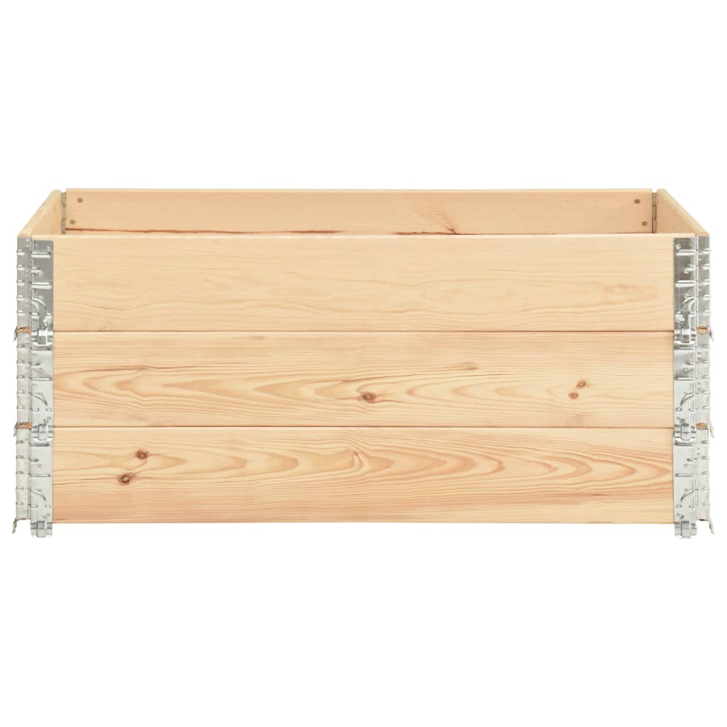 3 st Plantenbakken verhoogd 100x150 cm massief grenenhout is nu te koop bij PeponiXL, paradijselijk wonen!