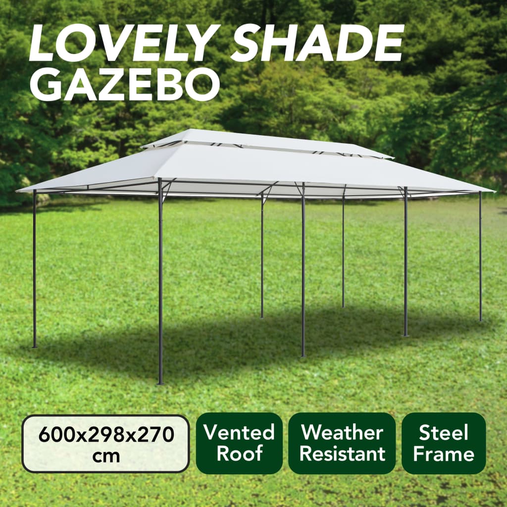 Prieel 180g/m² 600x298x270 cm wit is nu te koop bij PeponiXL, paradijselijk wonen!