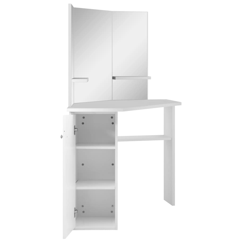 Kaptafel hoekmodel wit is nu te koop bij PeponiXL, paradijselijk wonen!