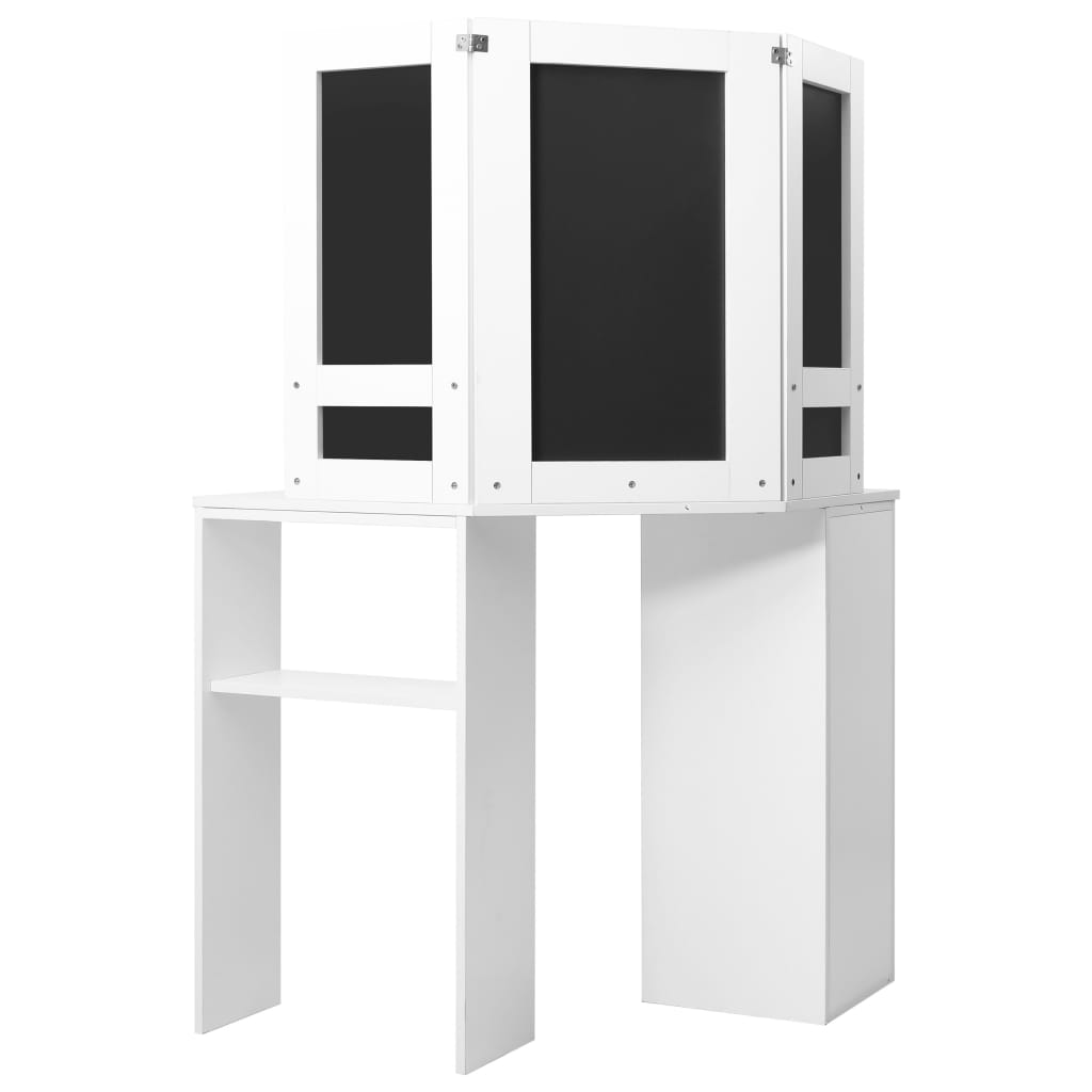 Kaptafel hoekmodel wit is nu te koop bij PeponiXL, paradijselijk wonen!