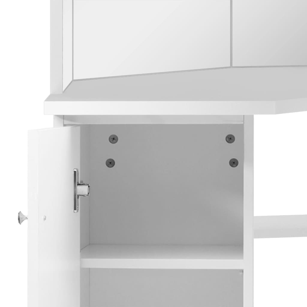 Kaptafel hoekmodel wit is nu te koop bij PeponiXL, paradijselijk wonen!