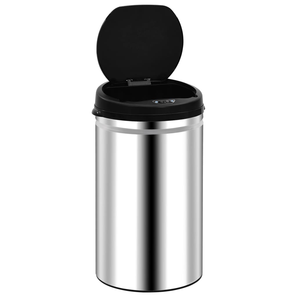 Prullenbak met automatische sensor 40 L roestvrij staal is nu te koop bij PeponiXL, paradijselijk wonen!