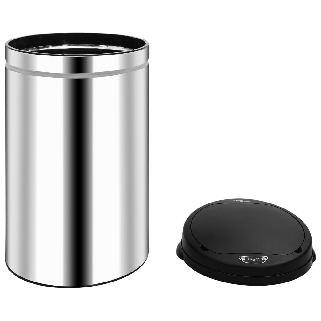 Prullenbak met automatische sensor 40 L roestvrij staal is nu te koop bij PeponiXL, paradijselijk wonen!