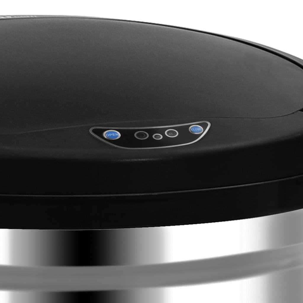 Prullenbak met automatische sensor 50 L roestvrij staal is nu te koop bij PeponiXL, paradijselijk wonen!