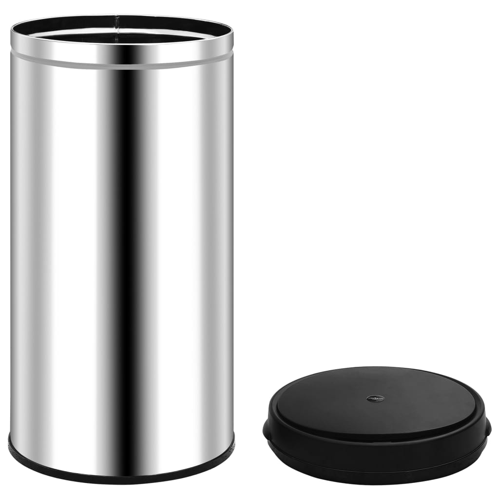 Prullenbak met automatische sensor 70 L roestvrij staal is nu te koop bij PeponiXL, paradijselijk wonen!