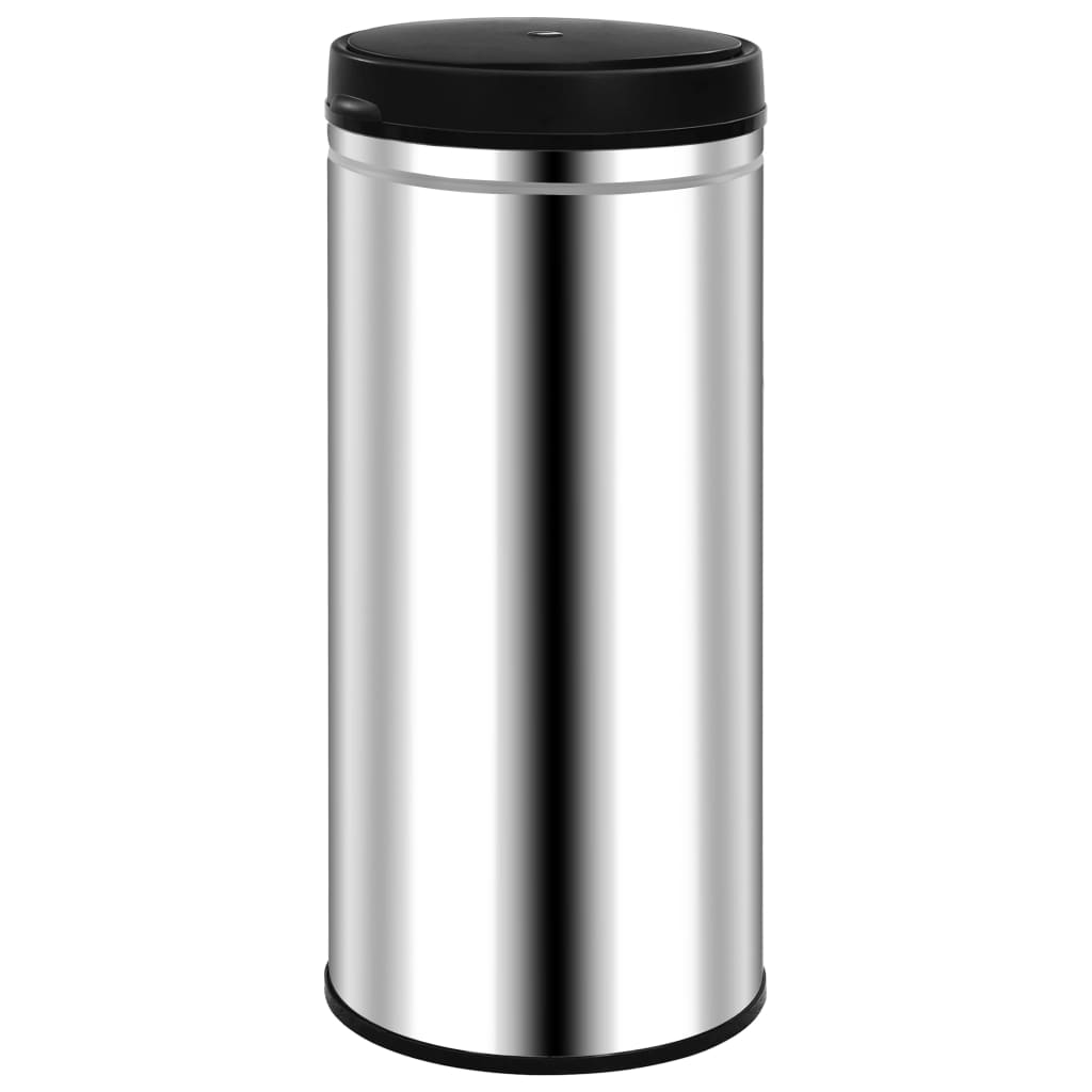 Prullenbak met automatische sensor 80 L roestvrij staal is nu te koop bij PeponiXL, paradijselijk wonen!