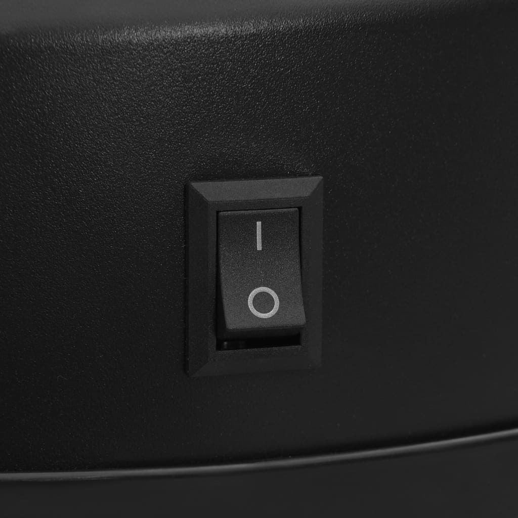 Prullenbak met automatische sensor 40 L koolstofstaal zwart is nu te koop bij PeponiXL, paradijselijk wonen!