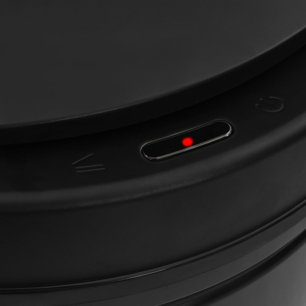 Prullenbak met automatische sensor 70 L koolstofstaal zwart is nu te koop bij PeponiXL, paradijselijk wonen!