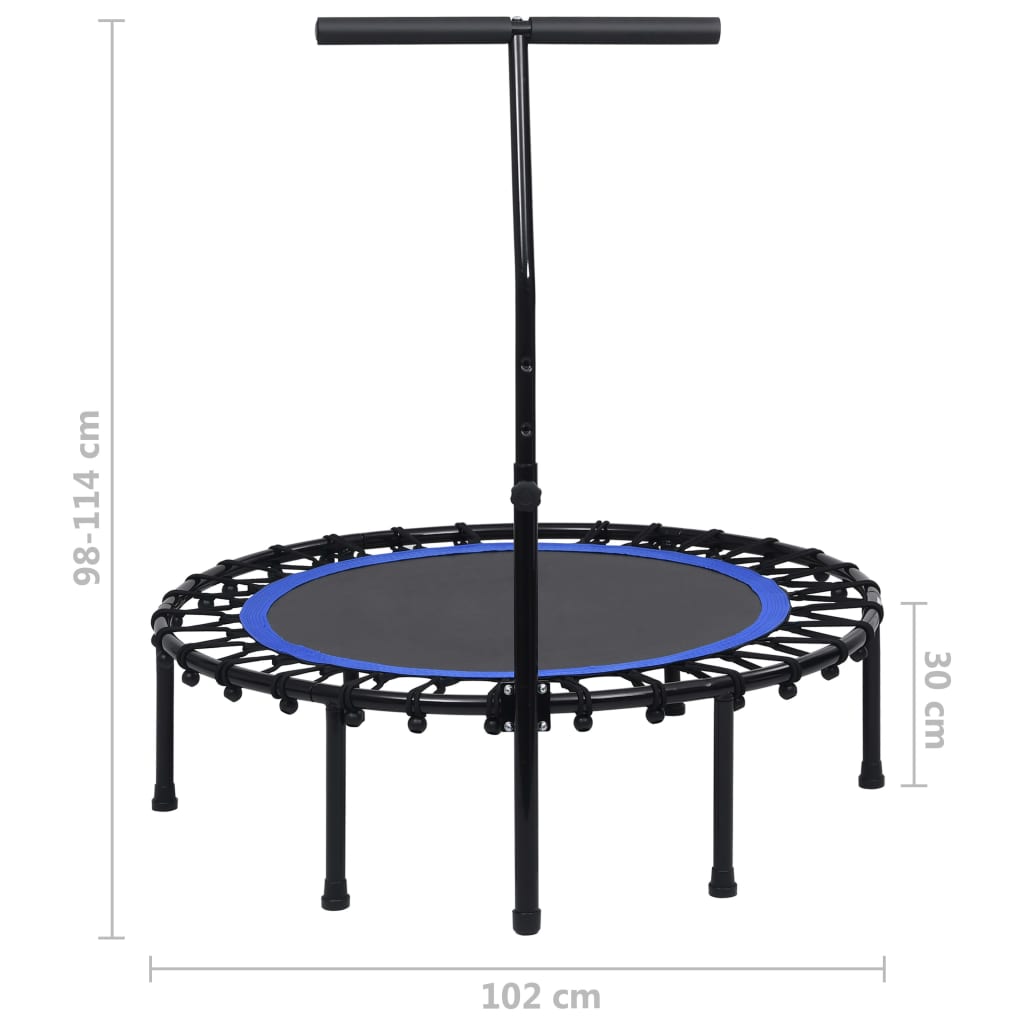 Fitnesstrampoline met handgreep 102 cm is nu te koop bij PeponiXL, paradijselijk wonen!