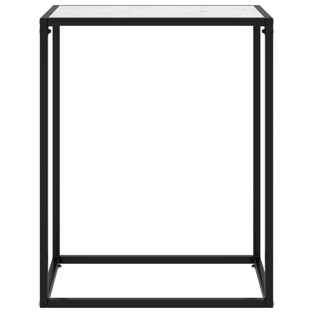 Wandtafel 60x35x75 cm gehard glas wit is nu te koop bij PeponiXL, paradijselijk wonen!