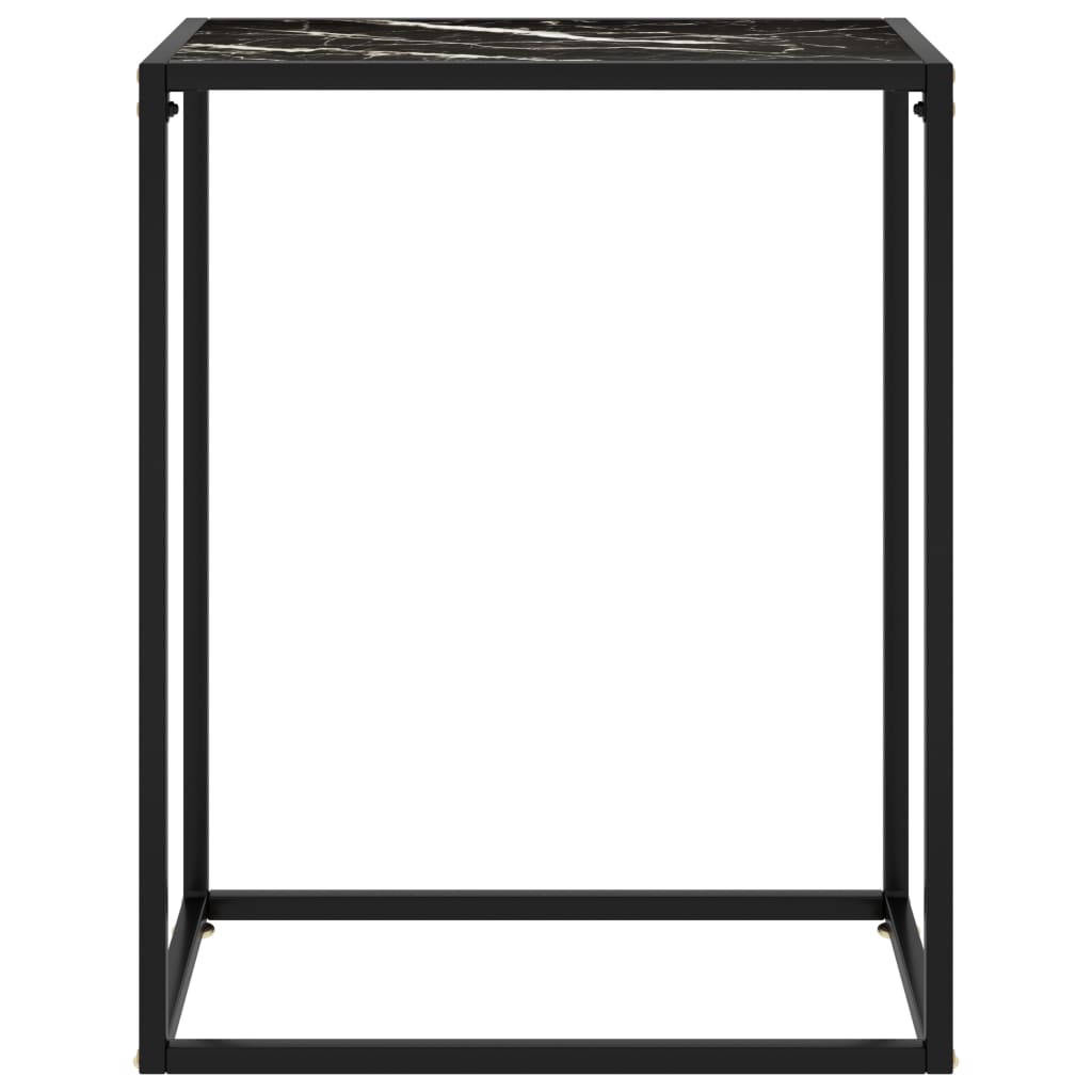 Wandtafel 60x35x75 cm gehard glas zwart is nu te koop bij PeponiXL, paradijselijk wonen!