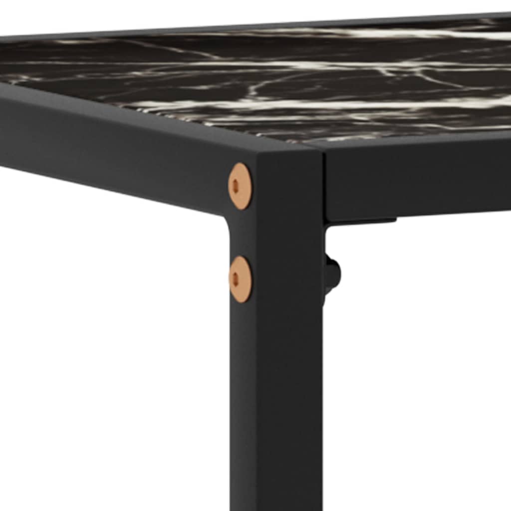 Wandtafel 60x35x75 cm gehard glas zwart is nu te koop bij PeponiXL, paradijselijk wonen!