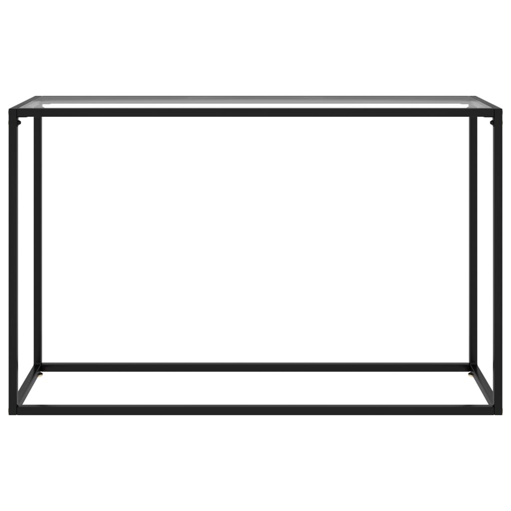 Wandtafel 120x35x75 cm gehard glas transparant is nu te koop bij PeponiXL, paradijselijk wonen!
