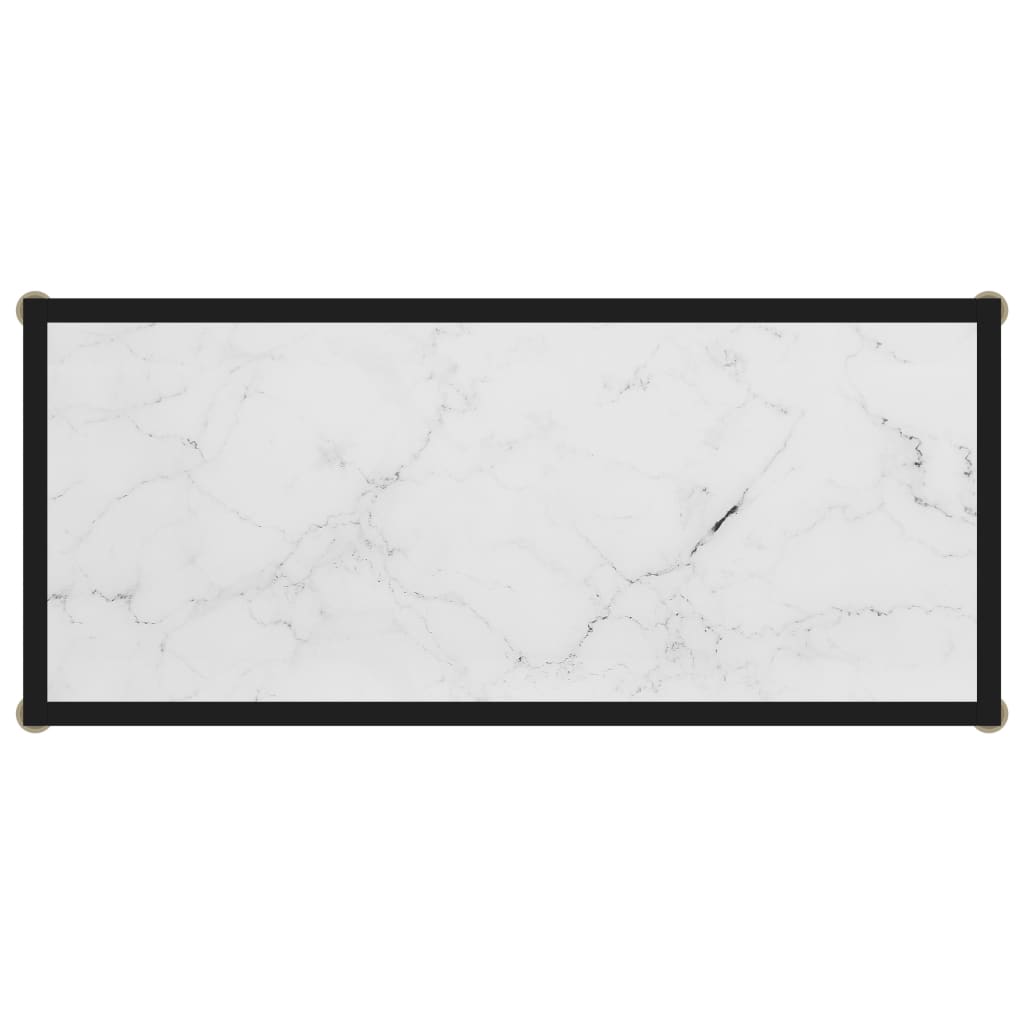 Wandtafel 80x35x75 cm gehard glas wit is nu te koop bij PeponiXL, paradijselijk wonen!