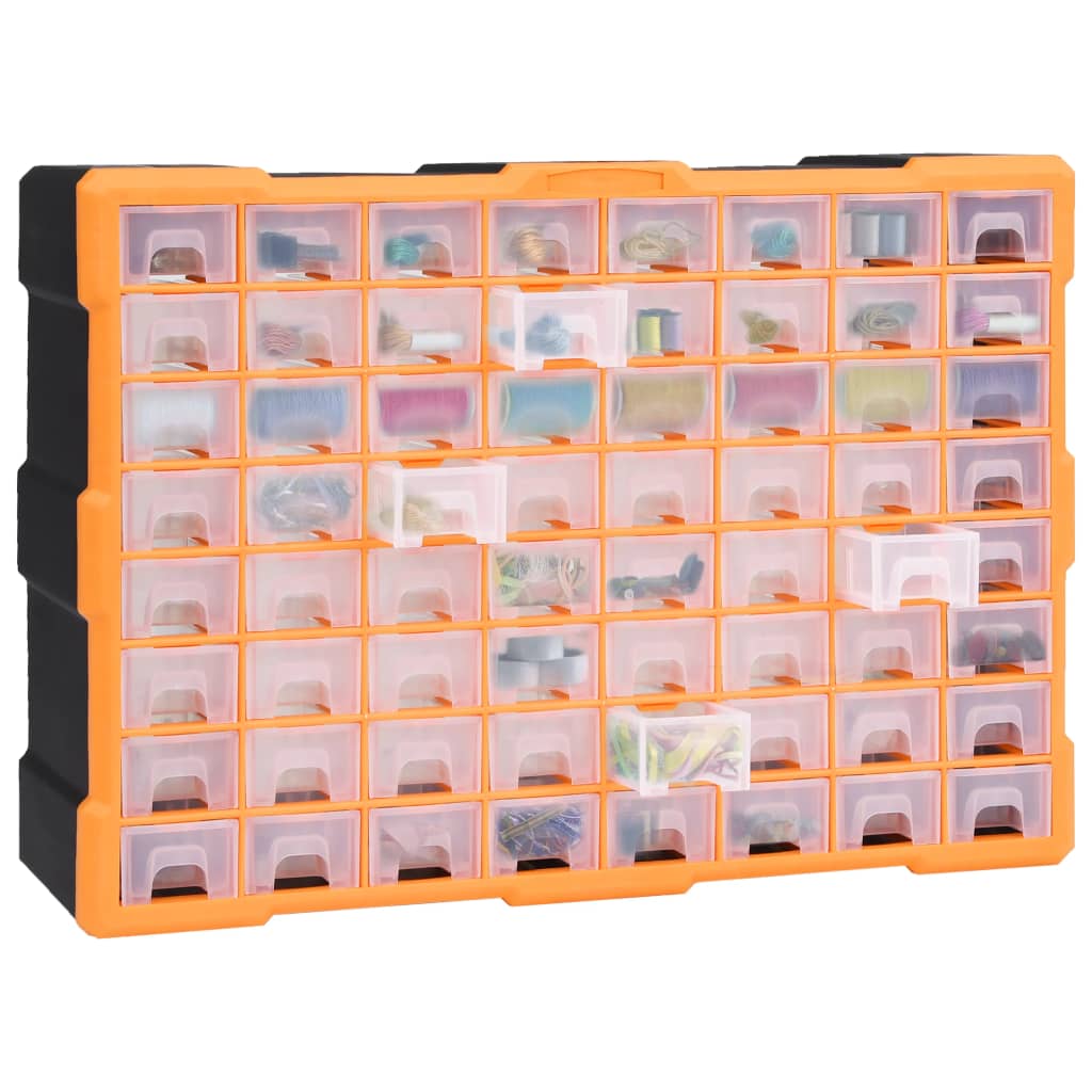 Organiser met 64 lades 52x16x37,5 cm is nu te koop bij PeponiXL, paradijselijk wonen!
