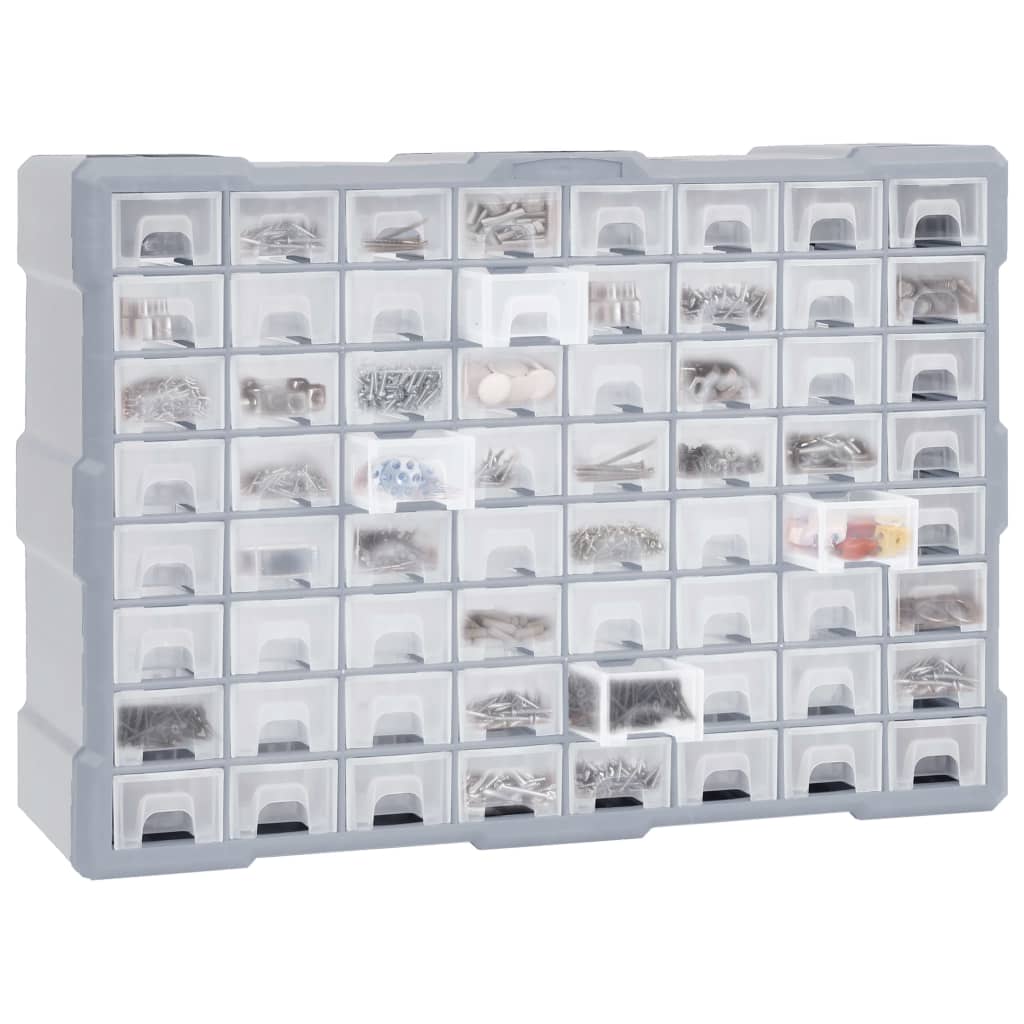 Organiser met 64 lades 52x16x37,5 cm is nu te koop bij PeponiXL, paradijselijk wonen!