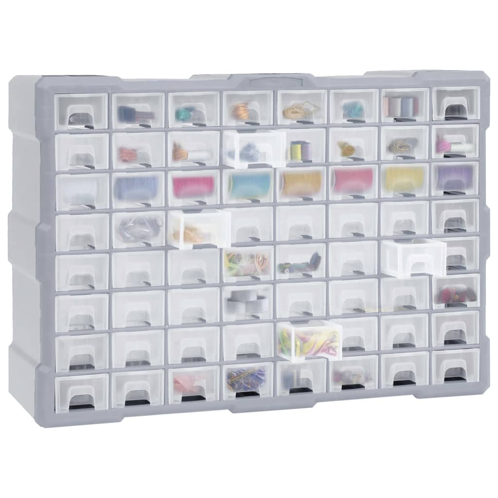 Organiser met 64 lades 52x16x37,5 cm is nu te koop bij PeponiXL, paradijselijk wonen!