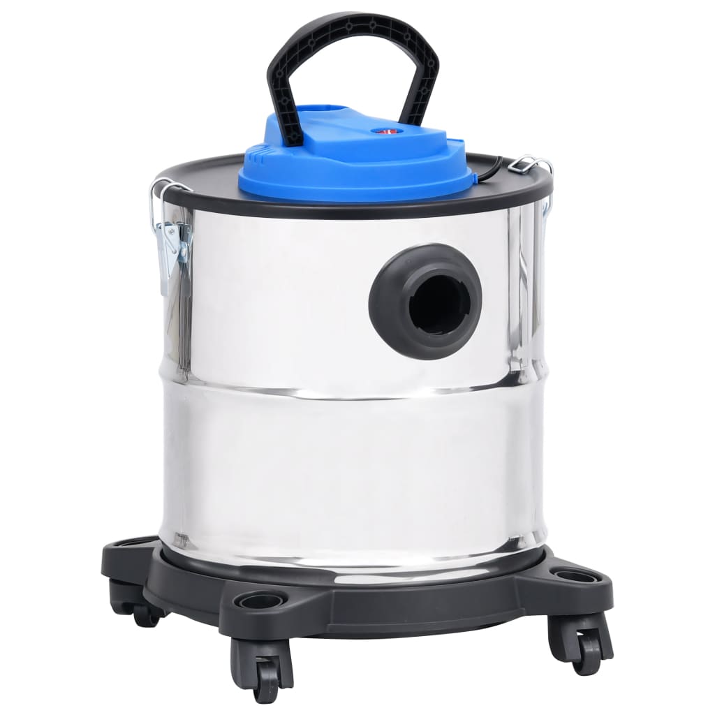 Asstofzuiger met HEPA filter 1200 W 20 L roestvrij staal is nu te koop bij PeponiXL, paradijselijk wonen!