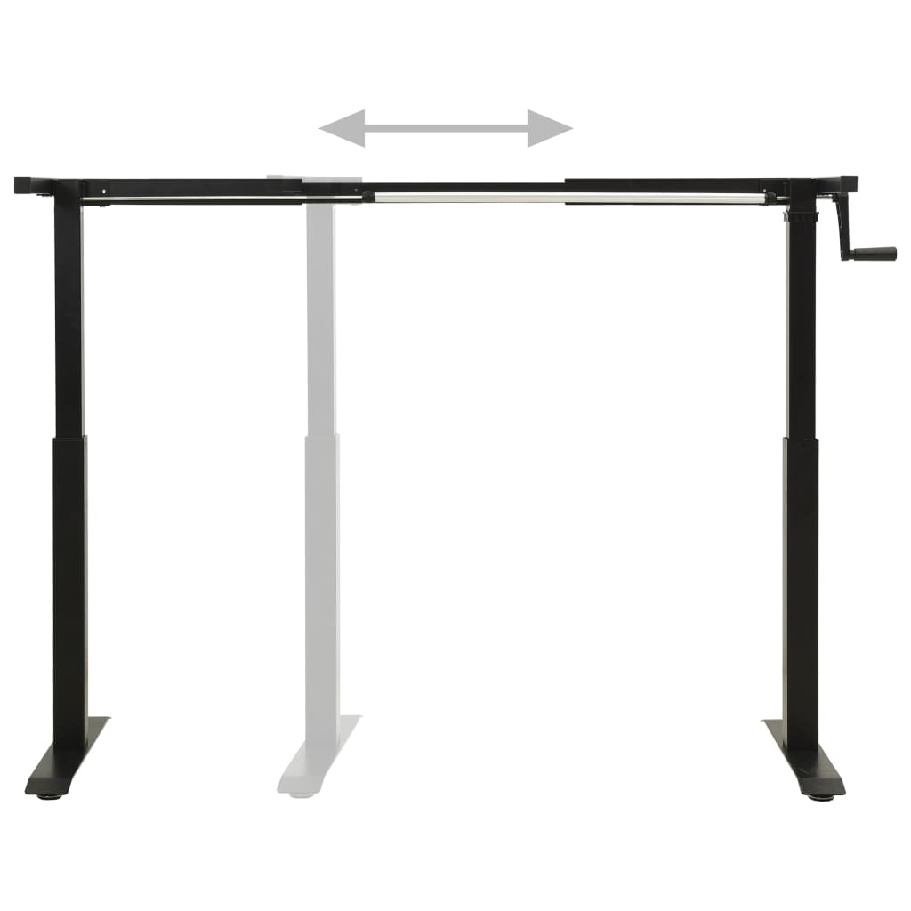 Zit-stabureauframe met slinger handmatig zwart is nu te koop bij PeponiXL, paradijselijk wonen!