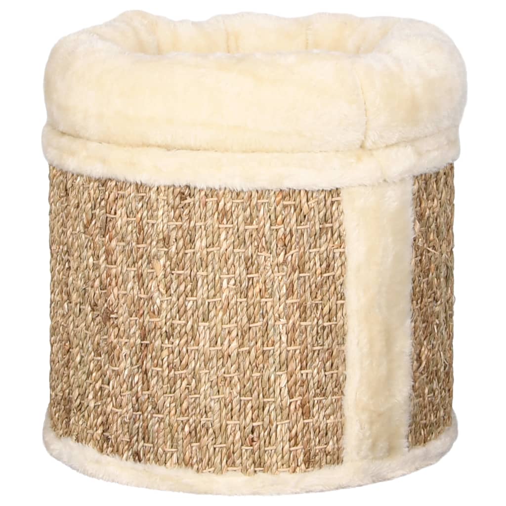 Kattenhuis met luxe kussen 33 cm zeegras is nu te koop bij PeponiXL, paradijselijk wonen!