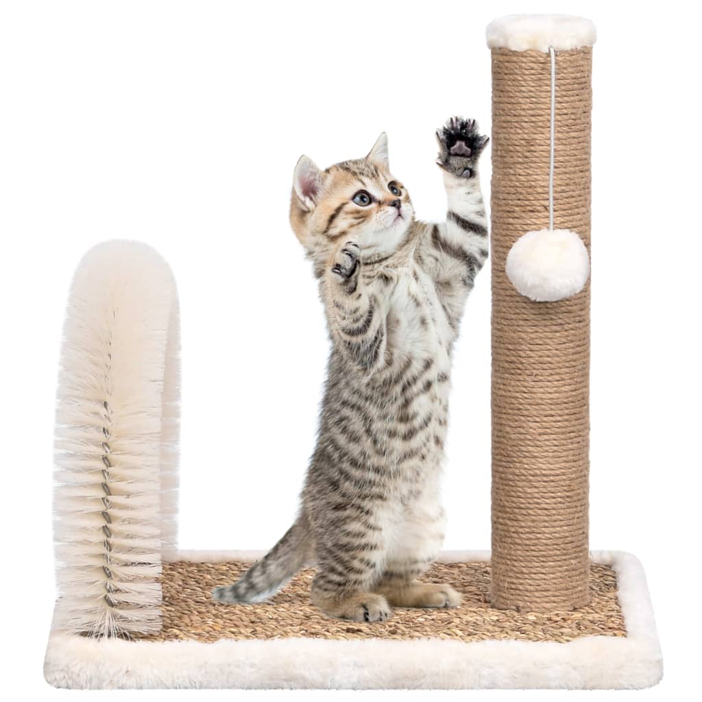 Kattenkrabpaal met borstelboog en krabpaal is nu te koop bij PeponiXL, paradijselijk wonen!