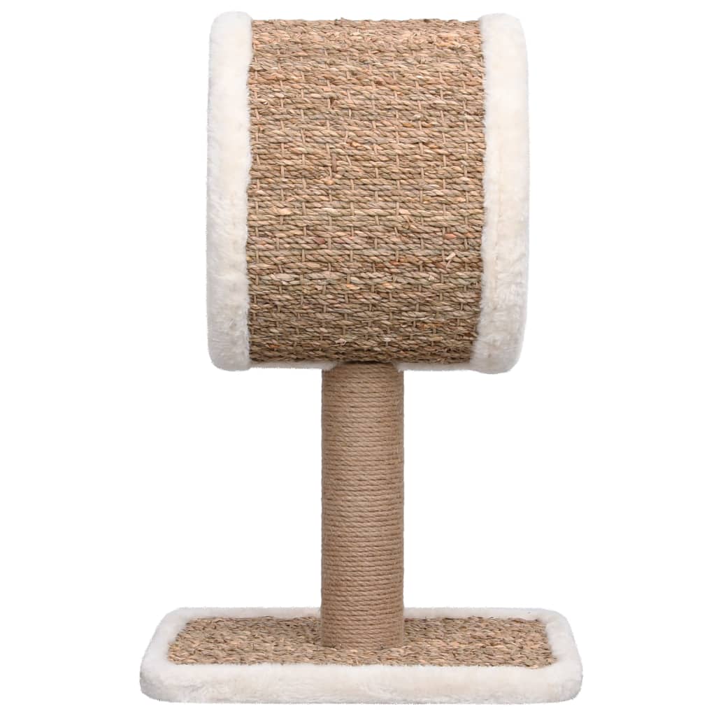 Kattenmeubel met tunnel en speeltje 56 cm zeegras is nu te koop bij PeponiXL, paradijselijk wonen!