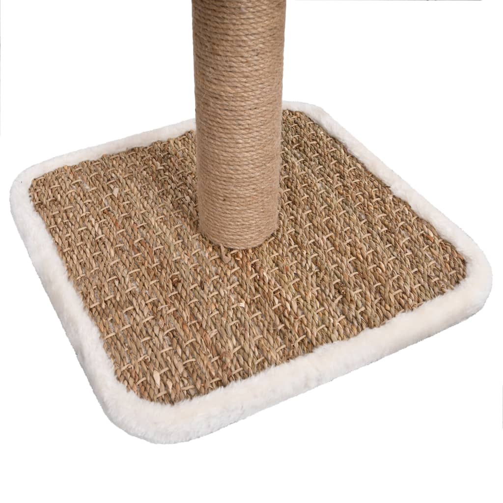 Kattenmeubel met tunnel en speeltje 56 cm zeegras is nu te koop bij PeponiXL, paradijselijk wonen!