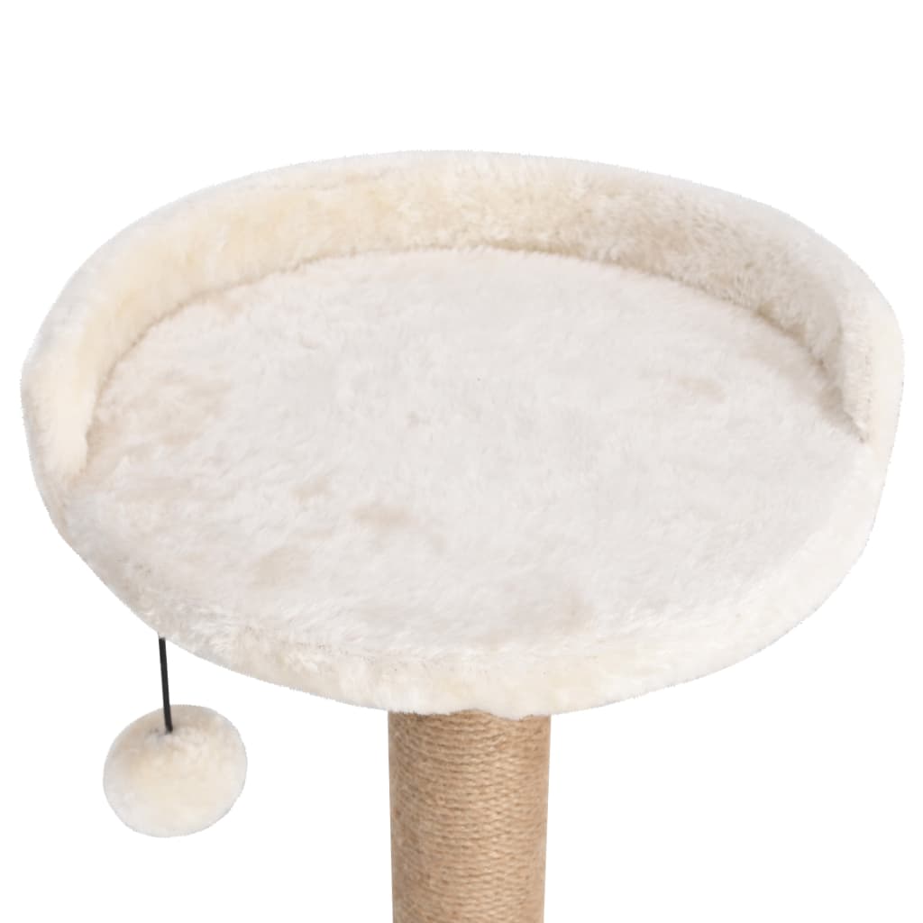 Kattenmeubel met krabpalen 123 cm zeegras is nu te koop bij PeponiXL, paradijselijk wonen!