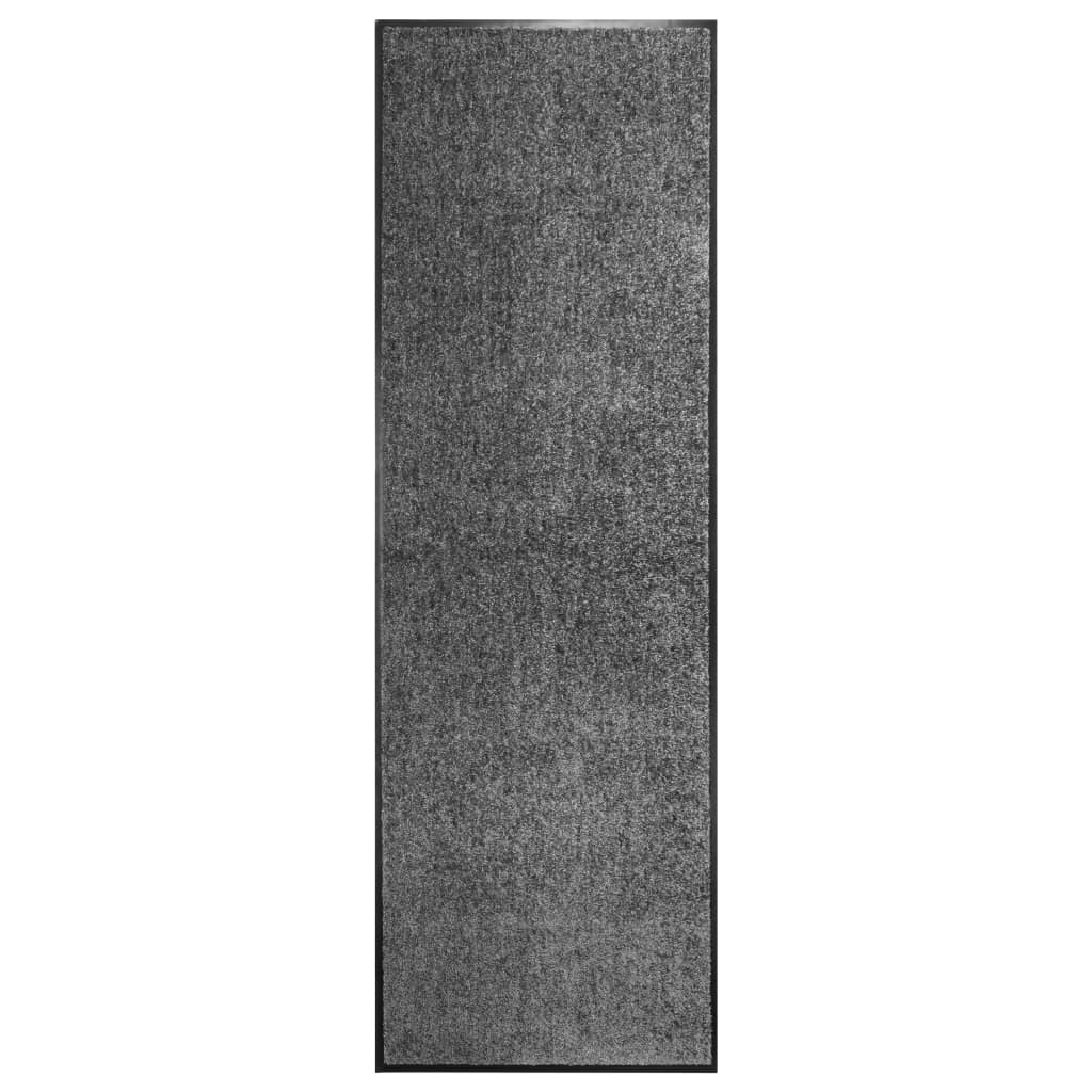 Deurmat wasbaar 60x180 cm antraciet is nu te koop bij PeponiXL, paradijselijk wonen!