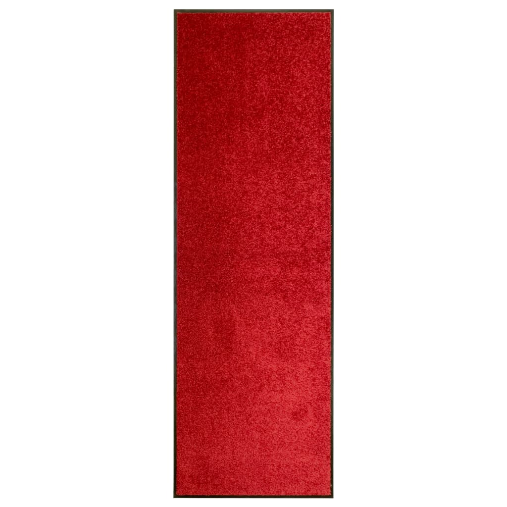 Deurmat wasbaar 60x180 cm rood is nu te koop bij PeponiXL, paradijselijk wonen!