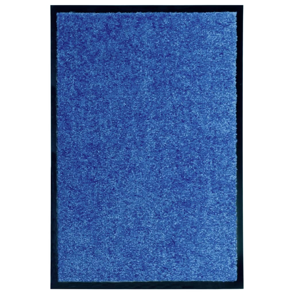 Deurmat wasbaar 40x60 cm blauw is nu te koop bij PeponiXL, paradijselijk wonen!