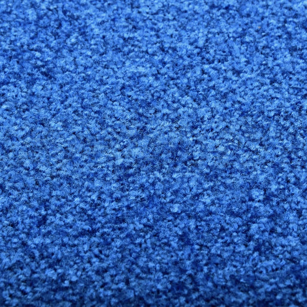 Deurmat wasbaar 40x60 cm blauw is nu te koop bij PeponiXL, paradijselijk wonen!