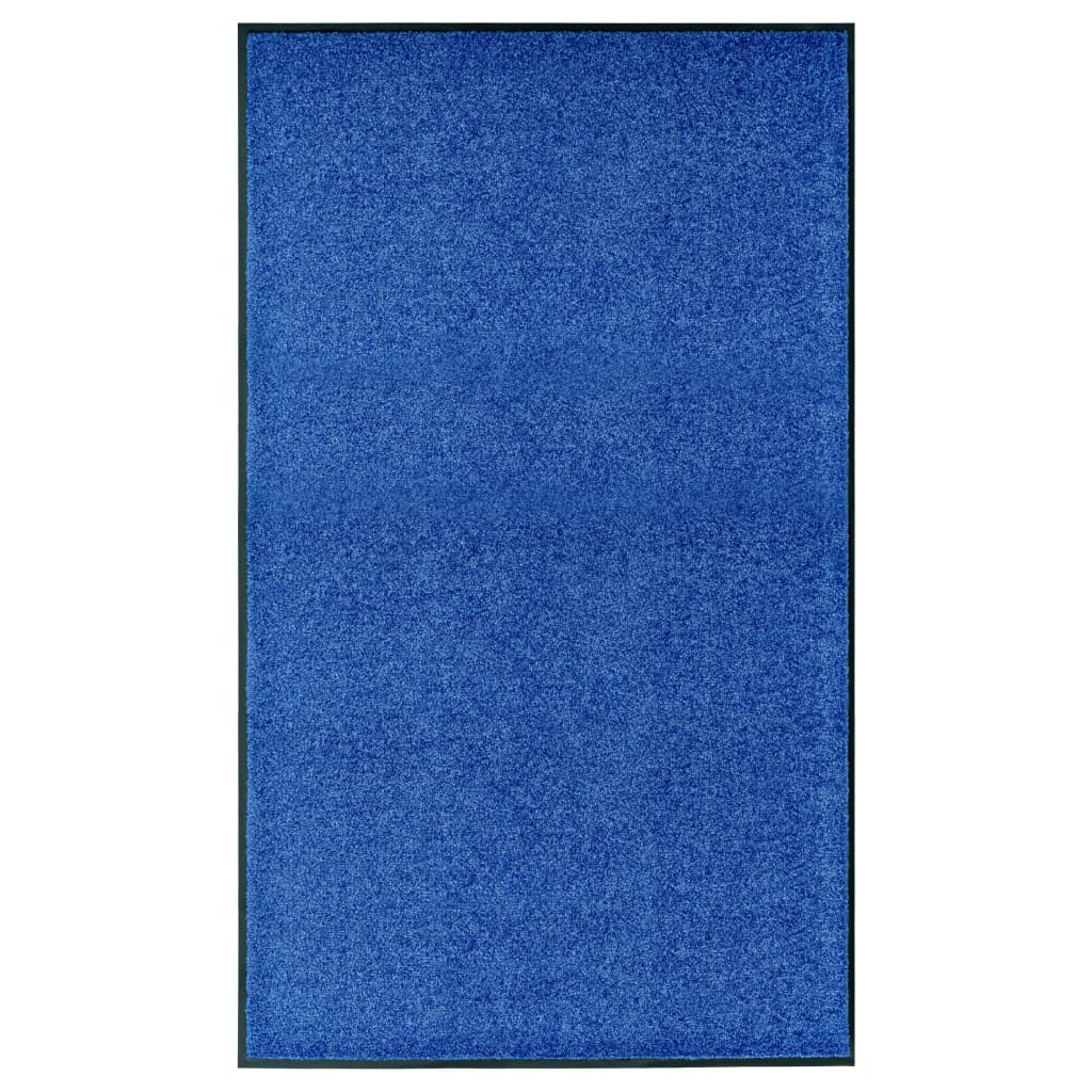 Deurmat wasbaar 90x150 cm blauw is nu te koop bij PeponiXL, paradijselijk wonen!
