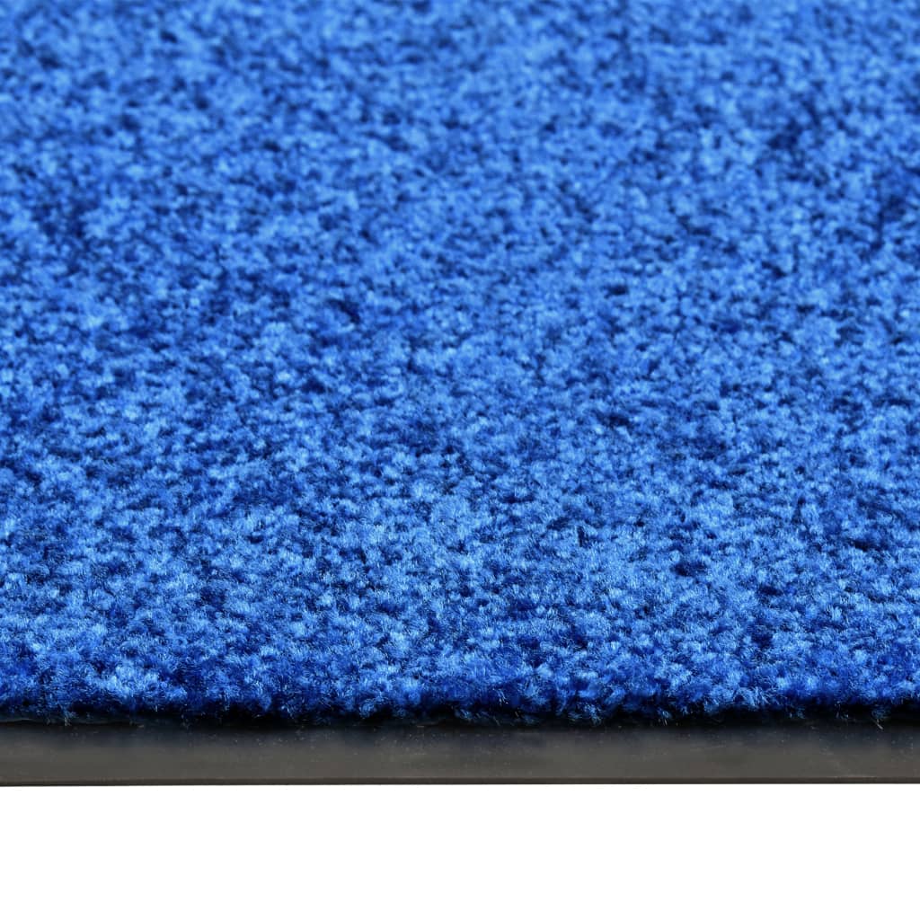 Deurmat wasbaar 120x180 cm blauw is nu te koop bij PeponiXL, paradijselijk wonen!