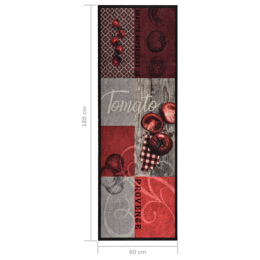 Keukenmat wasbaar Tomato 60x180 cm is nu te koop bij PeponiXL, paradijselijk wonen!