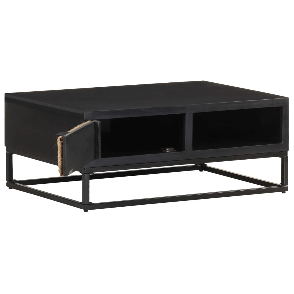 Salontafel 90x60x35 cm massief mangohout is nu te koop bij PeponiXL, paradijselijk wonen!