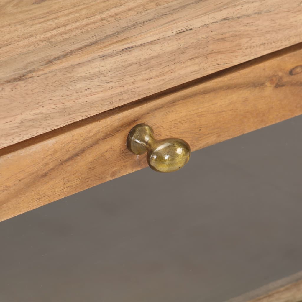 Salontafel 90x60x40 cm massief acaciahout is nu te koop bij PeponiXL, paradijselijk wonen!