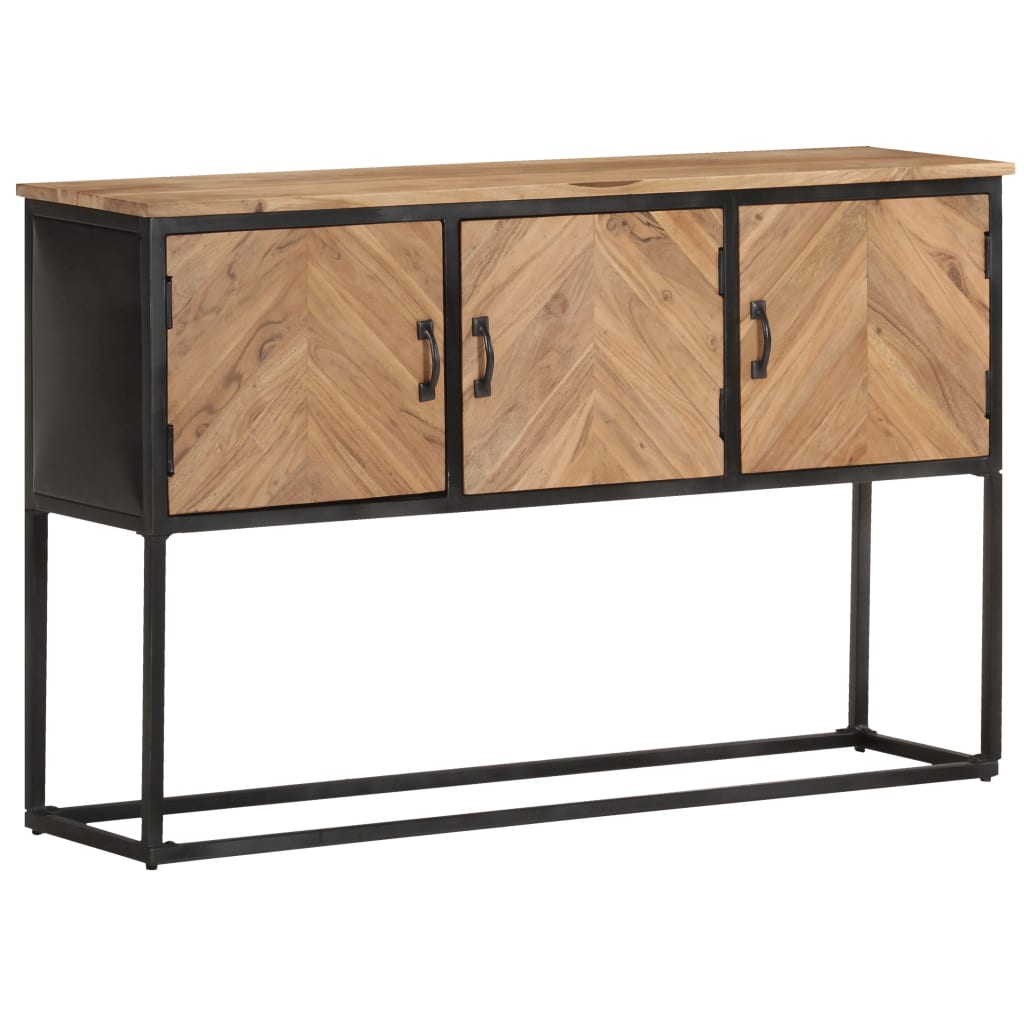 Dressoir 120x30x75 cm massief acaciahout is nu te koop bij PeponiXL, paradijselijk wonen!