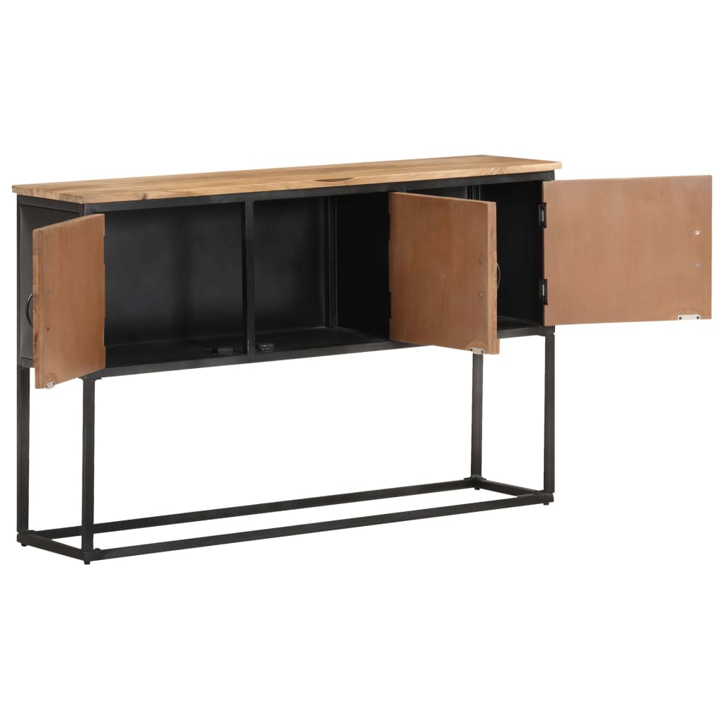 Dressoir 120x30x75 cm massief acaciahout is nu te koop bij PeponiXL, paradijselijk wonen!