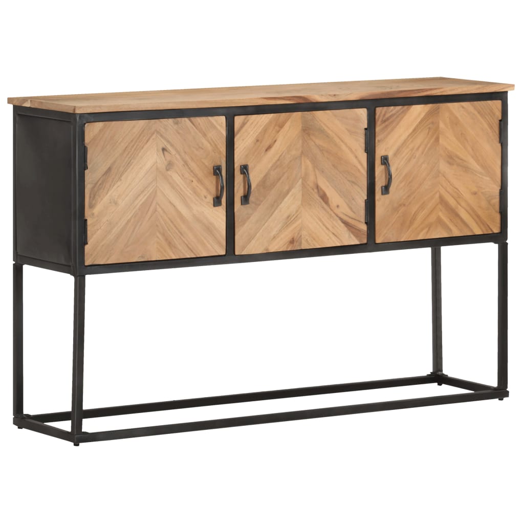 Dressoir 120x30x75 cm massief acaciahout is nu te koop bij PeponiXL, paradijselijk wonen!
