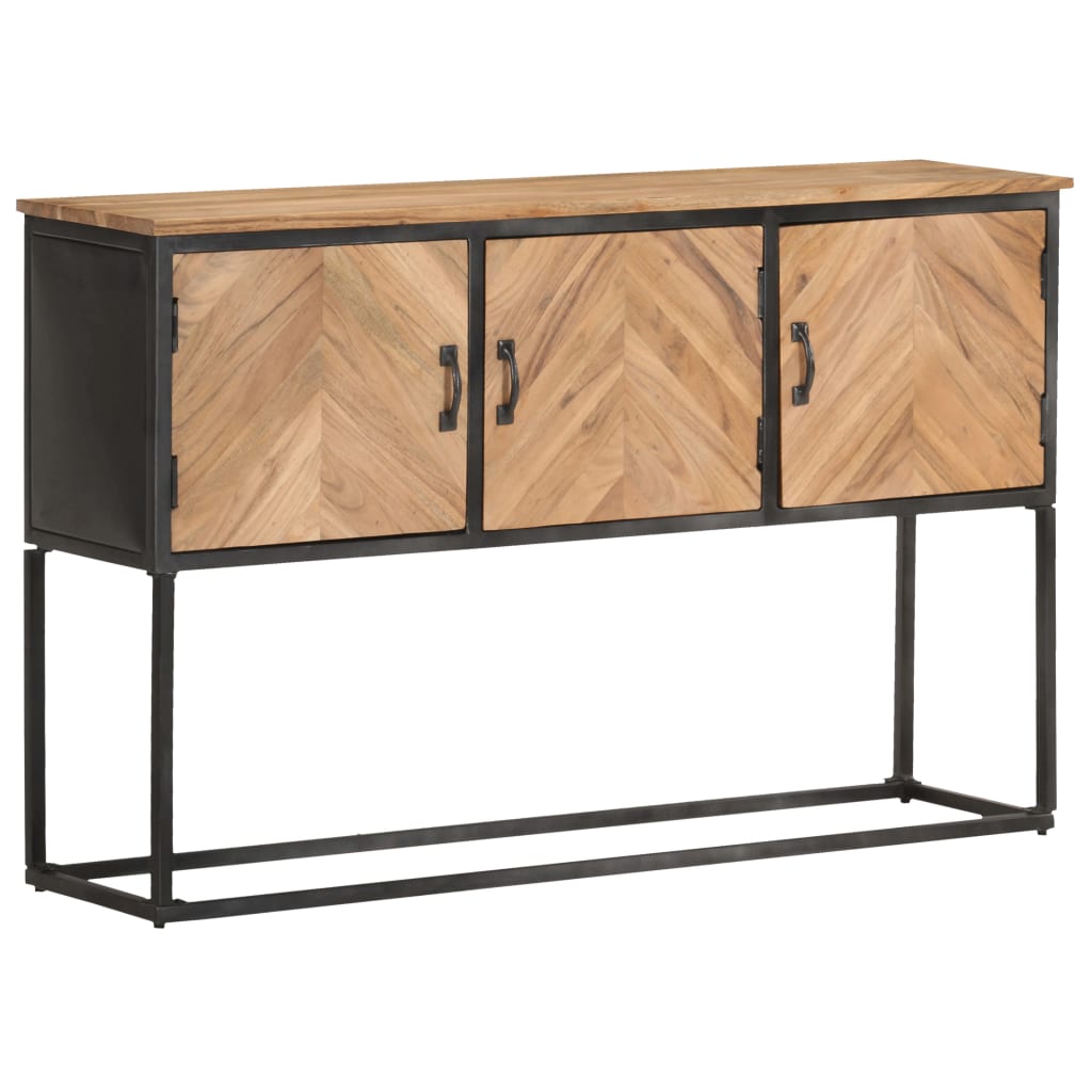 Dressoir 120x30x75 cm massief acaciahout is nu te koop bij PeponiXL, paradijselijk wonen!