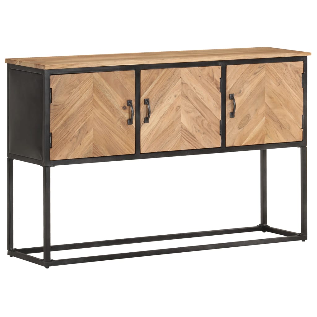 Dressoir 120x30x75 cm massief acaciahout is nu te koop bij PeponiXL, paradijselijk wonen!