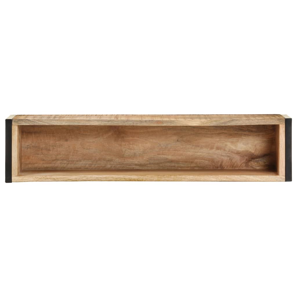 Plantenbak 90x20x68 cm ruw mangohout is nu te koop bij PeponiXL, paradijselijk wonen!