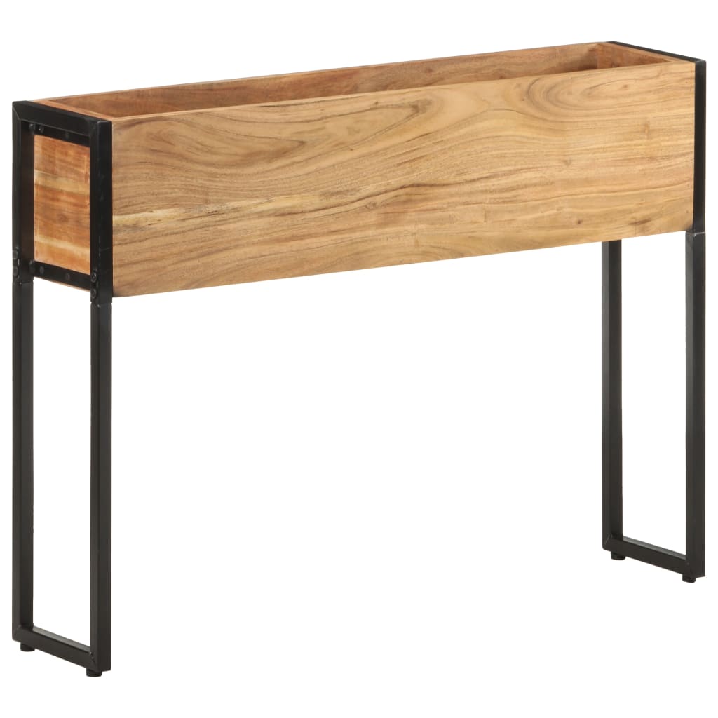 Plantenbak 90x20x68 cm massief acaciahout is nu te koop bij PeponiXL, paradijselijk wonen!
